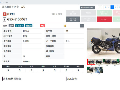 2022 Suzuki GSX-S 1000 GT, синий, 1205000 рублей, вид 3