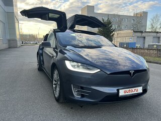 2020 Tesla Model X Long Range I, серый, 5950000 рублей, вид 3