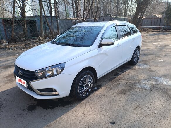 2019 Lada (ВАЗ) Vesta SW I, белый, 1120000 рублей