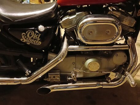 2001 Harley-Davidson Sportster 883, красный, 666666 рублей, вид 4
