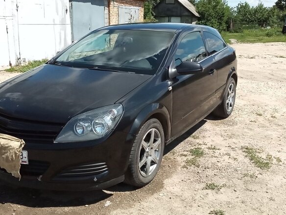 2007 Opel Astra GTC H Рестайлинг, чёрный, 359000 рублей