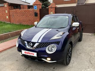 2017 Nissan Juke I Рестайлинг, синий, 1390000 рублей, вид 1