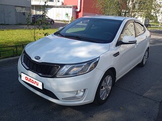 2012 Kia Rio 4-speed III, белый, 790000 рублей, вид 4
