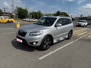 2011 Hyundai Santa Fe II Рестайлинг, серебристый, 1550000 рублей, вид 1