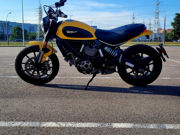 2017 Ducati Scrambler 800, жёлтый, 555213 рублей - вид 9