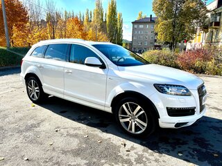 2013 Audi Q7 I (4L) Рестайлинг, белый, 3000000 рублей, вид 3