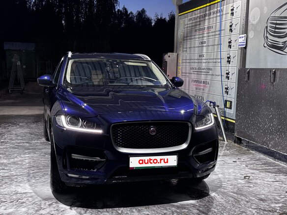 2018 Jaguar F-Pace I, синий, 2600000 рублей - вид 4