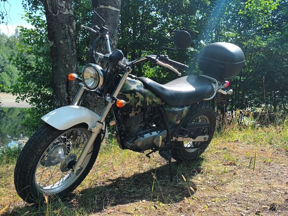 2002 Suzuki RV 200 VanVan, зелёный, 210000 рублей - вид 4