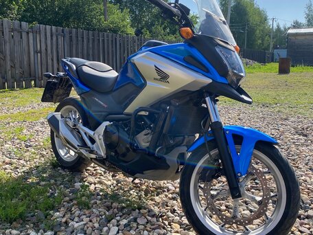 2016 Honda NC 750X, синий, 675000 рублей, вид 2