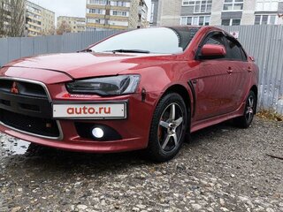 2012 Mitsubishi Lancer X Рестайлинг, красный, 790000 рублей, вид 2