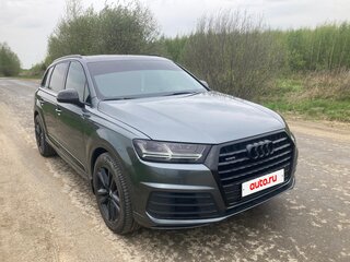 2015 Audi Q7 II (4M), серый, 3550000 рублей, вид 2