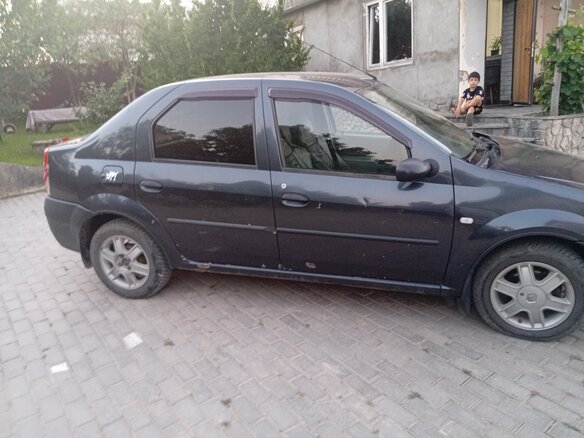 2008 Renault Logan I, серый, 290000 рублей - вид 1