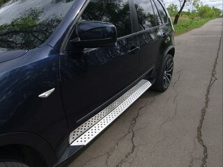 2007 BMW X5 48i II (E70), синий, 1700000 рублей, вид 4