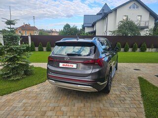 2020 Hyundai Santa Fe IV Рестайлинг, серый, 3720000 рублей, вид 4