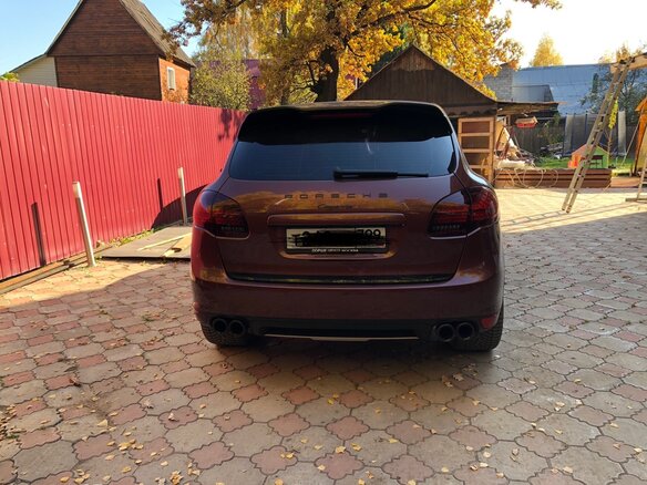 2011 Porsche Cayenne Diesel II (958), коричневый, 4550000 рублей - вид 7