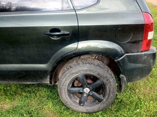2008 Hyundai Tucson I, зелёный, 600000 рублей, вид 4
