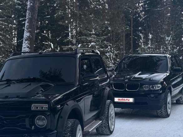 2004 BMW X5 4.4i I (E53) Рестайлинг, чёрный, 1500000 рублей - вид 10