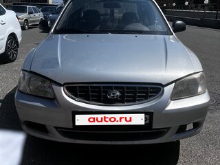 2004 Hyundai Accent ТагАЗ II, серебристый, 330000 рублей, вид 1