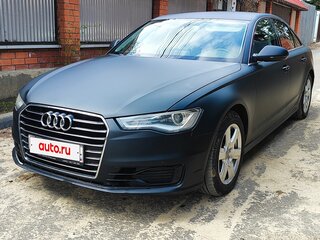 2015 Audi A6 IV (C7) Рестайлинг, чёрный, 1680000 рублей, вид 1