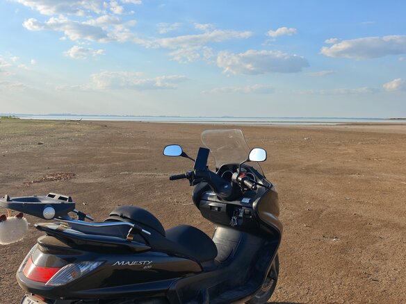 2006 Yamaha Majesty 400, чёрный, 250000 рублей - вид 1