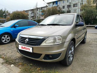 2011 Renault Logan I Рестайлинг, бежевый, 450000 рублей, вид 3