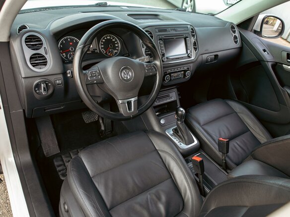 2013 Volkswagen Tiguan I Рестайлинг, белый, 1325000 рублей - вид 12