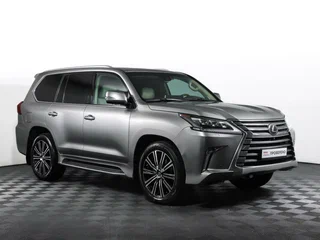 2019 Lexus LX 570 III Рестайлинг 2, серый, 7900000 рублей, вид 3