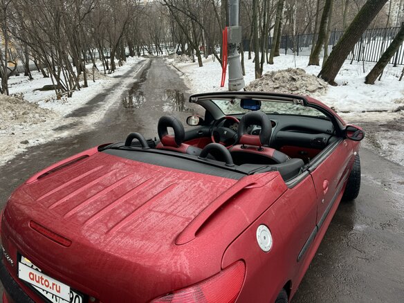 2003 Peugeot 206, красный - вид 15