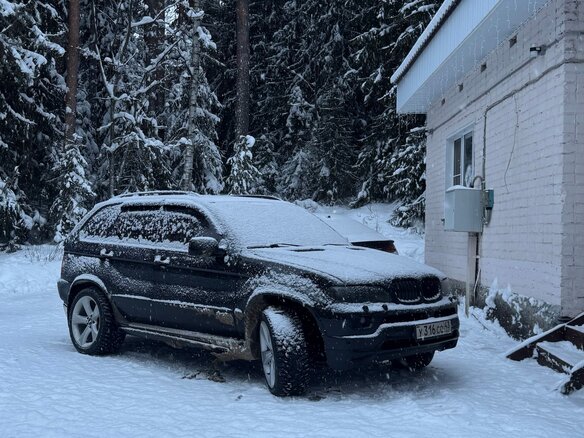 2004 BMW X5 4.4i I (E53) Рестайлинг, чёрный, 1500000 рублей - вид 12