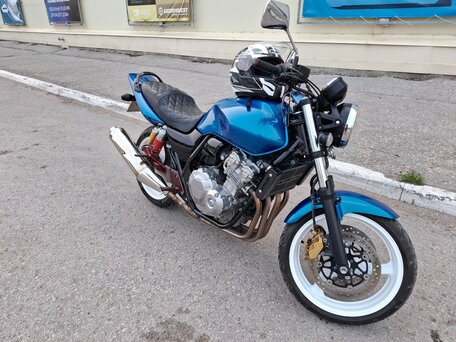 2008 Honda CB 400 Super Four, синий, 410000 рублей, вид 4