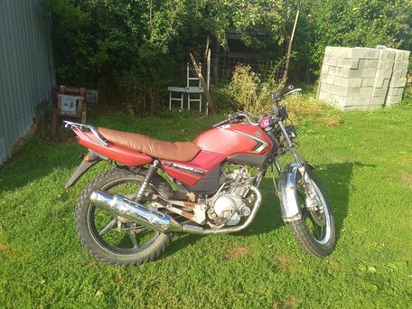2013 Yamaha YBR125, красный, 100000 рублей, вид 2