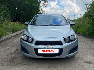 2012 Chevrolet Aveo II, серебристый, 535000 рублей, вид 3