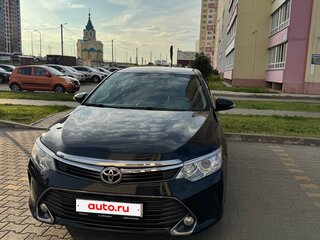 2015 Toyota Camry VII (XV50) Рестайлинг, чёрный, 2250000 рублей, вид 1