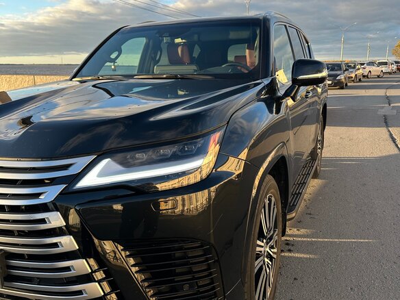 2023 Lexus LX 500d IV, чёрный, 15500000 рублей - вид 6
