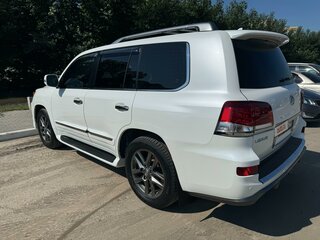 2014 Lexus LX 570 III Рестайлинг, белый, 6200000 рублей, вид 5