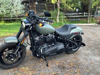 2021 Harley-Davidson Fat Bob, зелёный, 1700000 рублей, вид 5