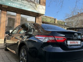 2018 Toyota Camry US Market VIII (XV70), синий, 2600000 рублей, вид 5