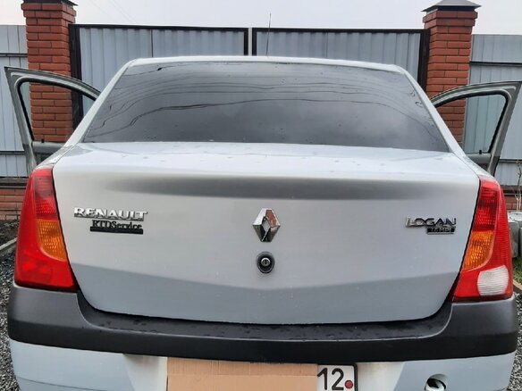 2007 Renault Logan I, серый, 405000 рублей - вид 6