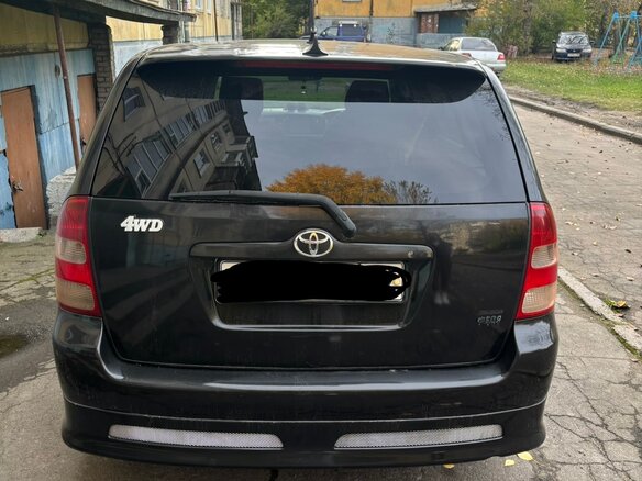 2001 Toyota Corolla Fielder IX (E120, E130), чёрный, 680000 рублей - вид 4