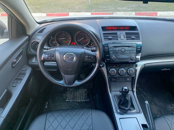 2012 Mazda 6 II (GH) Рестайлинг, белый, 1080000 рублей - вид 6