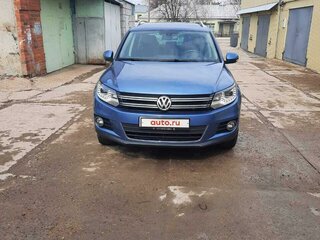 2014 Volkswagen Tiguan I Рестайлинг, синий, 1450000 рублей, вид 1