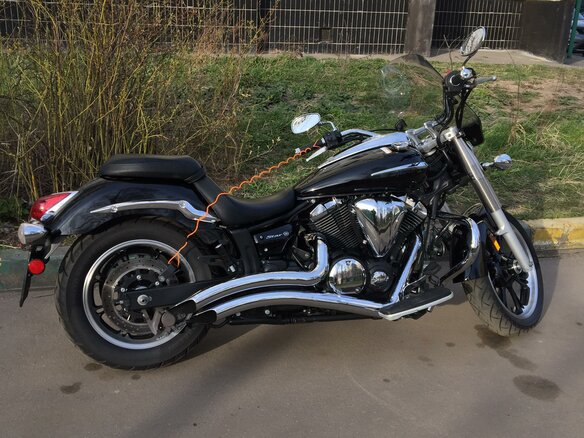 2008 Yamaha XVS950, чёрный, 600000 рублей - вид 10