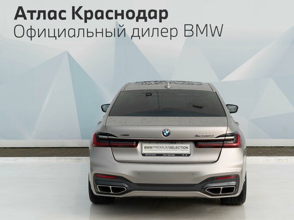 2019 BMW 7 серии M760Li xDrive VI (G11/G12) Рестайлинг, серебристый - вид 5
