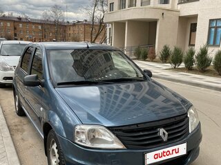 2010 Renault Logan I Рестайлинг, синий, 629000 рублей, вид 4