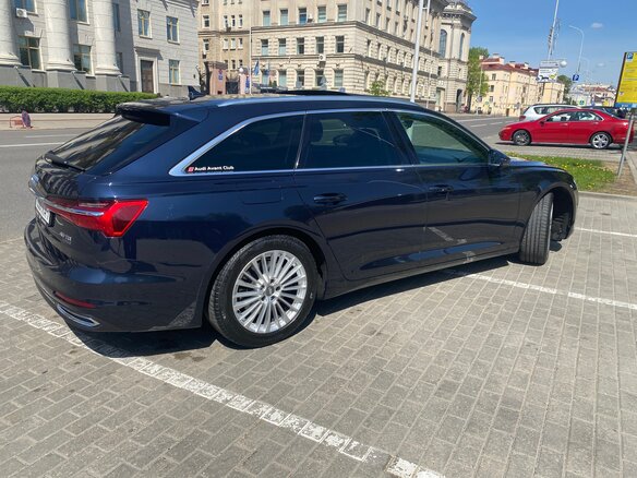 2019 Audi A6 45 TDI V (C8), синий, 3341198 рублей - вид 2