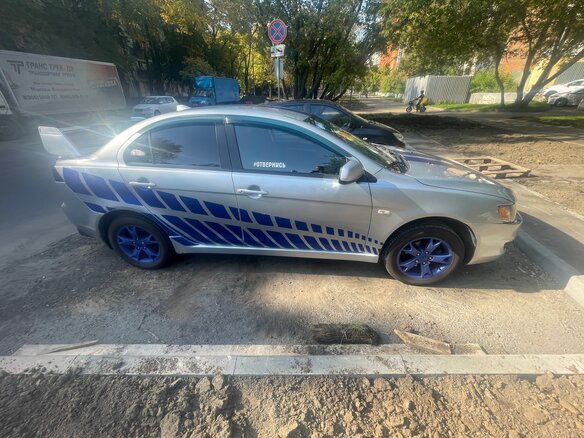 2009 Mitsubishi Lancer X, серебристый, 580000 рублей - вид 5