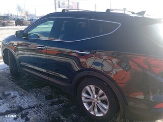 2017 Hyundai Santa Fe III Рестайлинг, чёрный, 1600000 рублей, вид 3