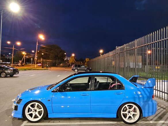 2007 Mitsubishi Lancer Evolution IX, голубой, 3200000 рублей - вид 19
