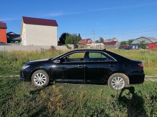 2018 Toyota Camry VII (XV50) Рестайлинг 2, чёрный, 1700000 рублей, вид 4