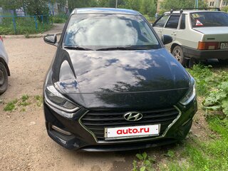 2019 Hyundai Solaris II, чёрный, 1470000 рублей, вид 1